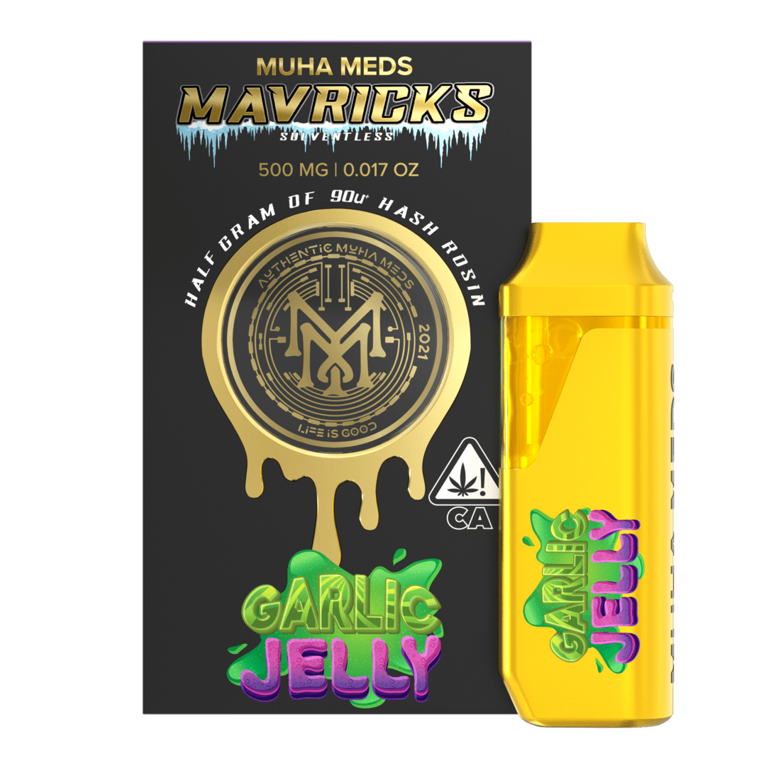 MUHA MEDS GARLIC JELLY | INDICA 500MG HASH ROSIN