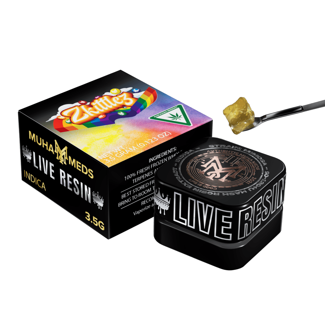 MUHA MEDS ZKITTLEZ | INDICA 3.5 GRAMS LIVE RESIN