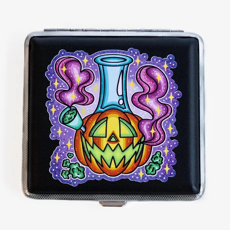 Smoking Jack-O-Lantern Joint Case by Cannabitches x Tarryn Ann